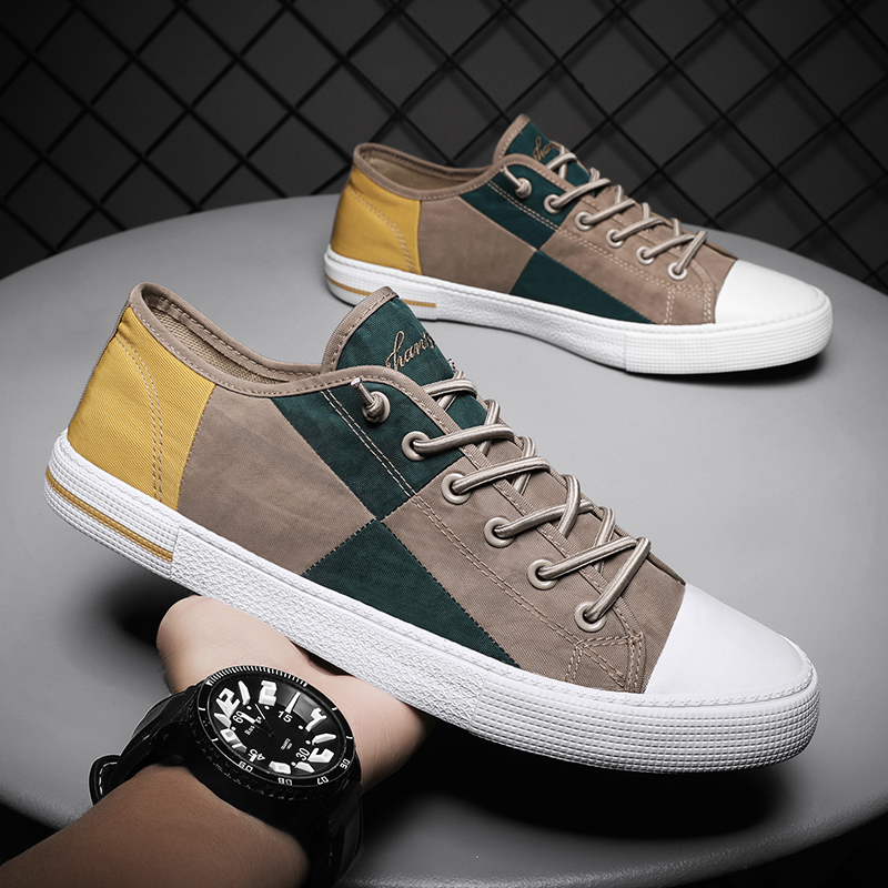 Men Shoes Vans - 남성용 캐주얼 스니커즈, 플랫 브랜드 패션