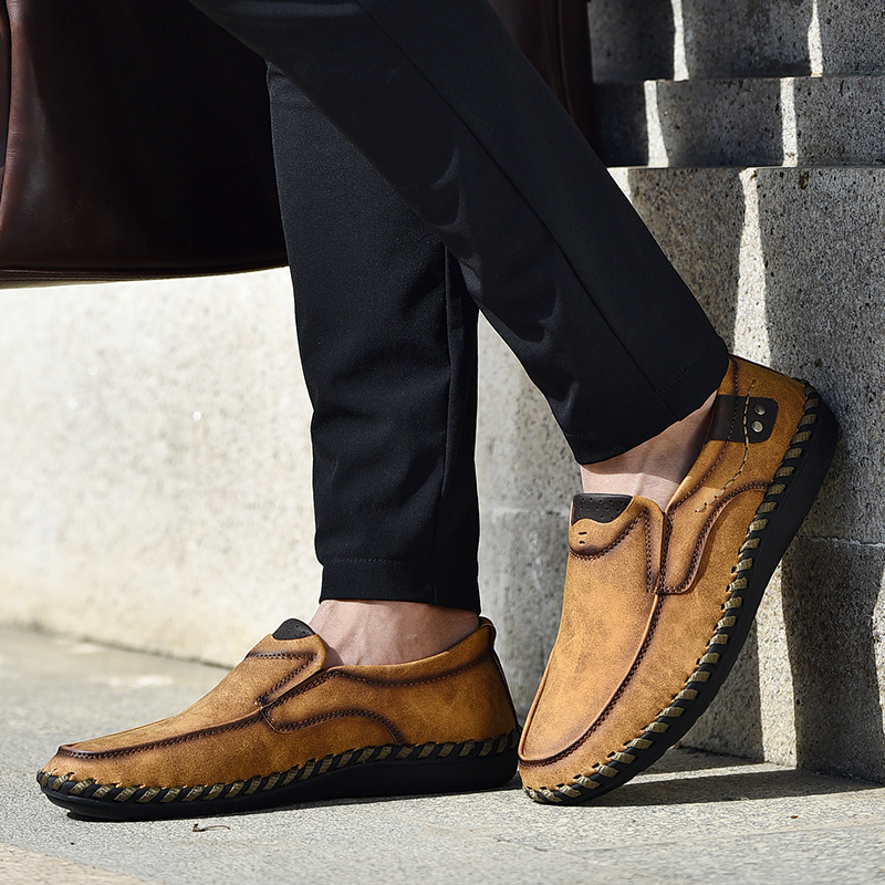 Men Shoes Under 100 - 100% 소가죽 캐주얼 스니커즈 남성 스포츠화
