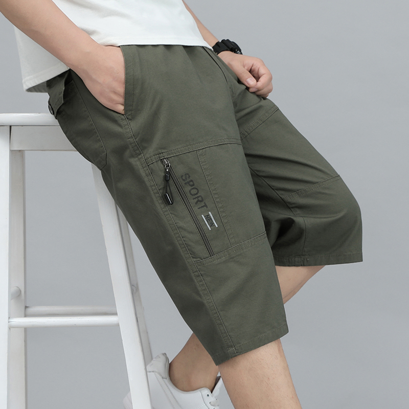Men Shoes Joggers - 남성 카고 반바지 무릎 바지 지퍼