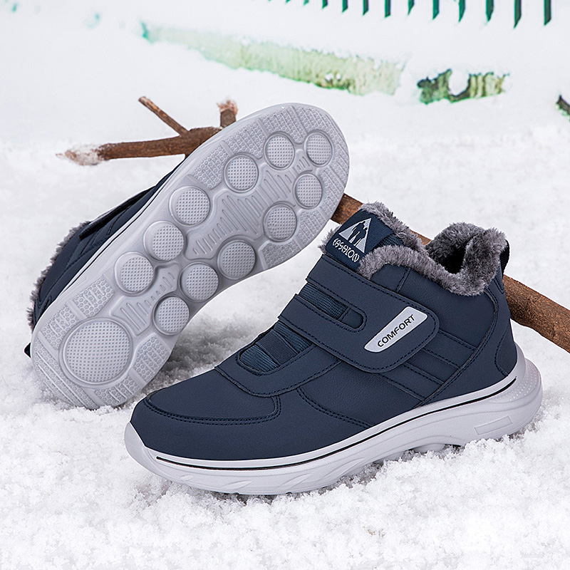 Men'S Shoes Diabetic - 겨울용 따뜻한 스니커즈 플러시 안감 조절