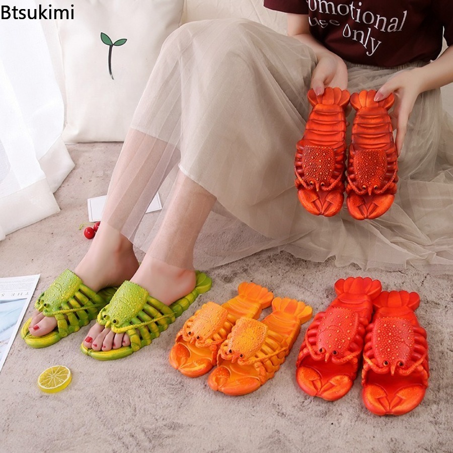 Men'S Shoes To Women'S - 새로운 2026 여름 재미있는 만화 랍스터