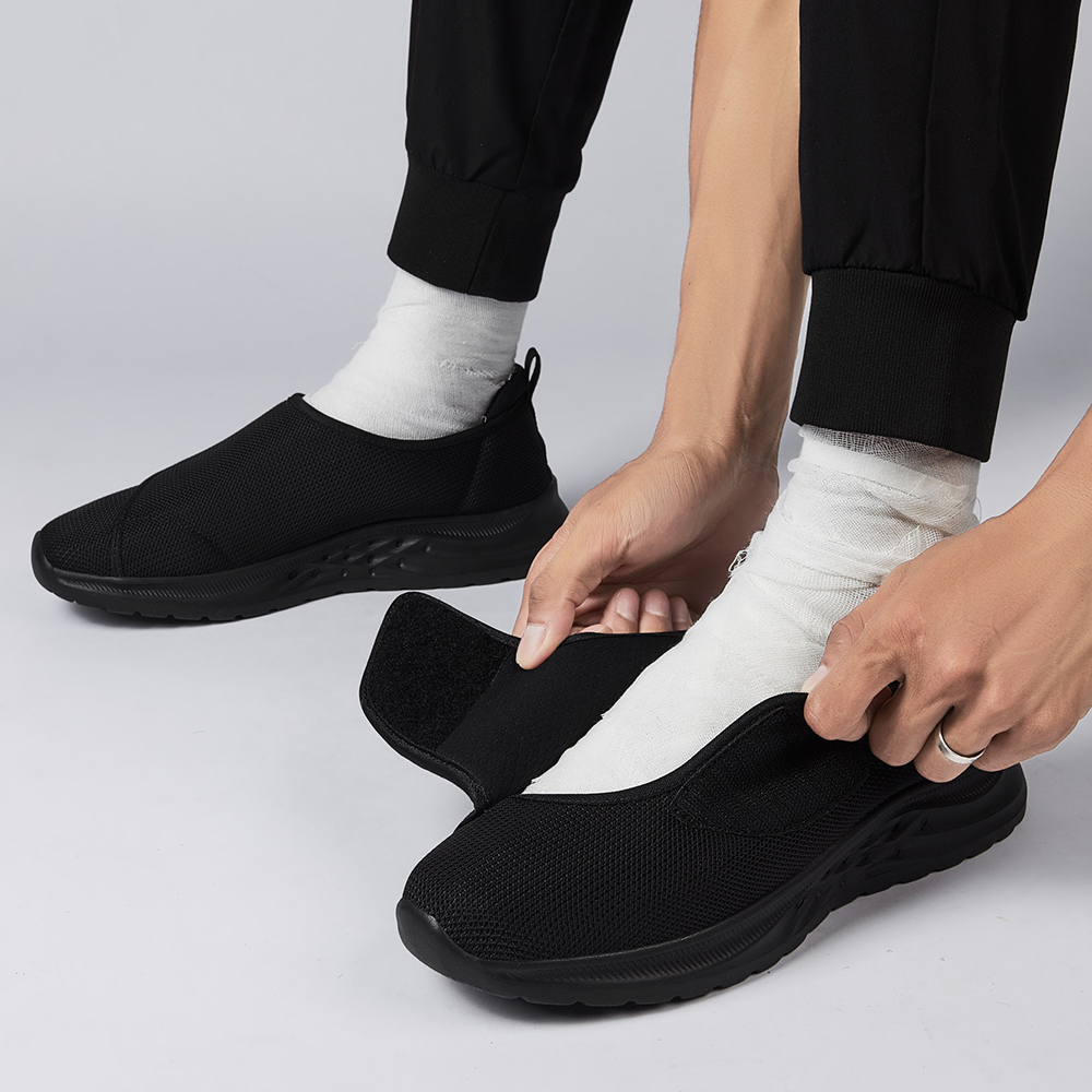 Men'S Shoes Diabetic - 뚱뚱한 발을위한 넓은 발가락 운동화 당뇨병