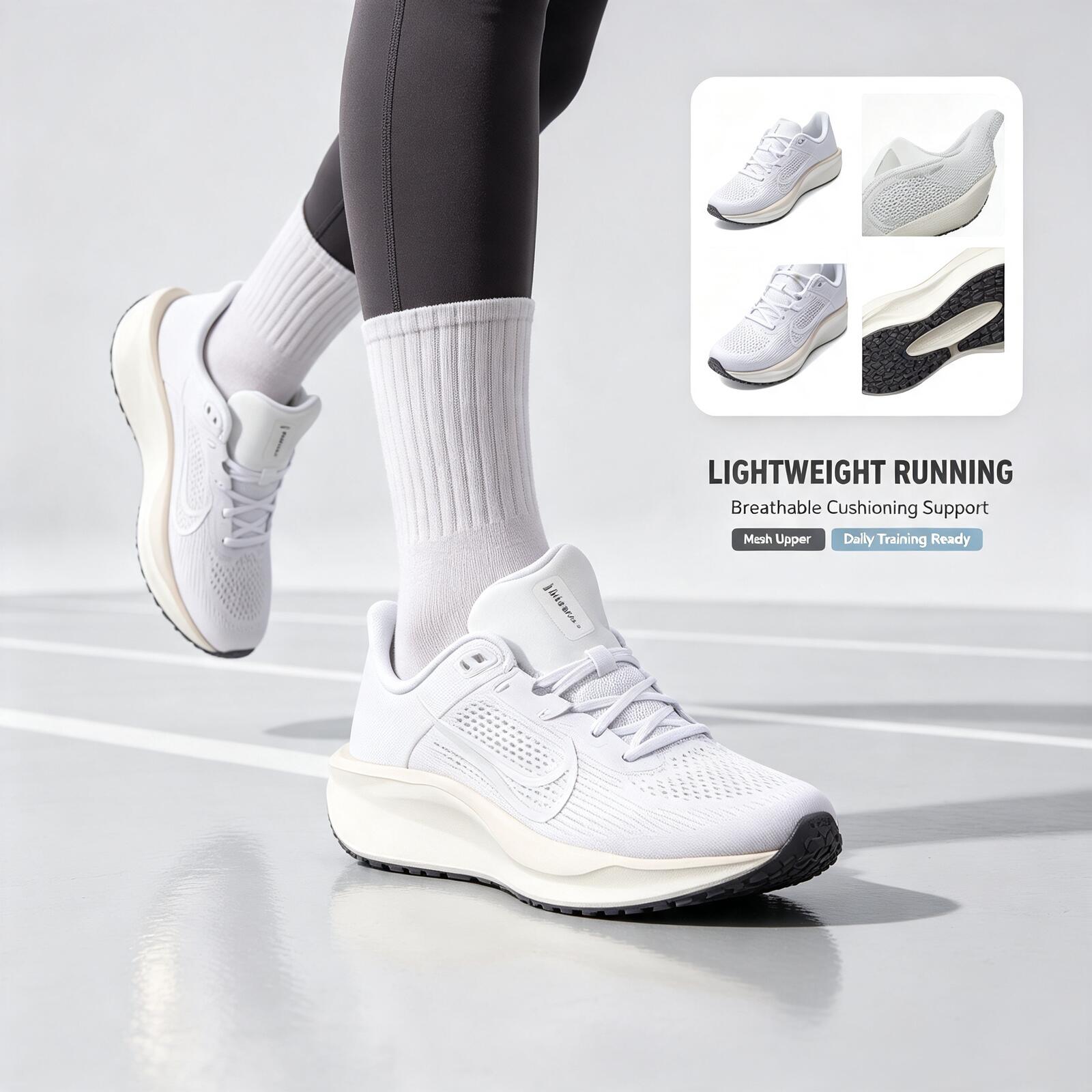 Men Shoes Size Nike - 나이키 남성용 한정판 화이트 러닝화, 가벼운