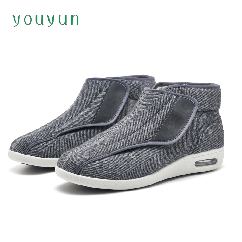겨울 하이탑 워킹 캐주얼 노인 신발, 슈퍼 와이드, 남 - Men'S Shoes Diabetic 리뷰 및 가격