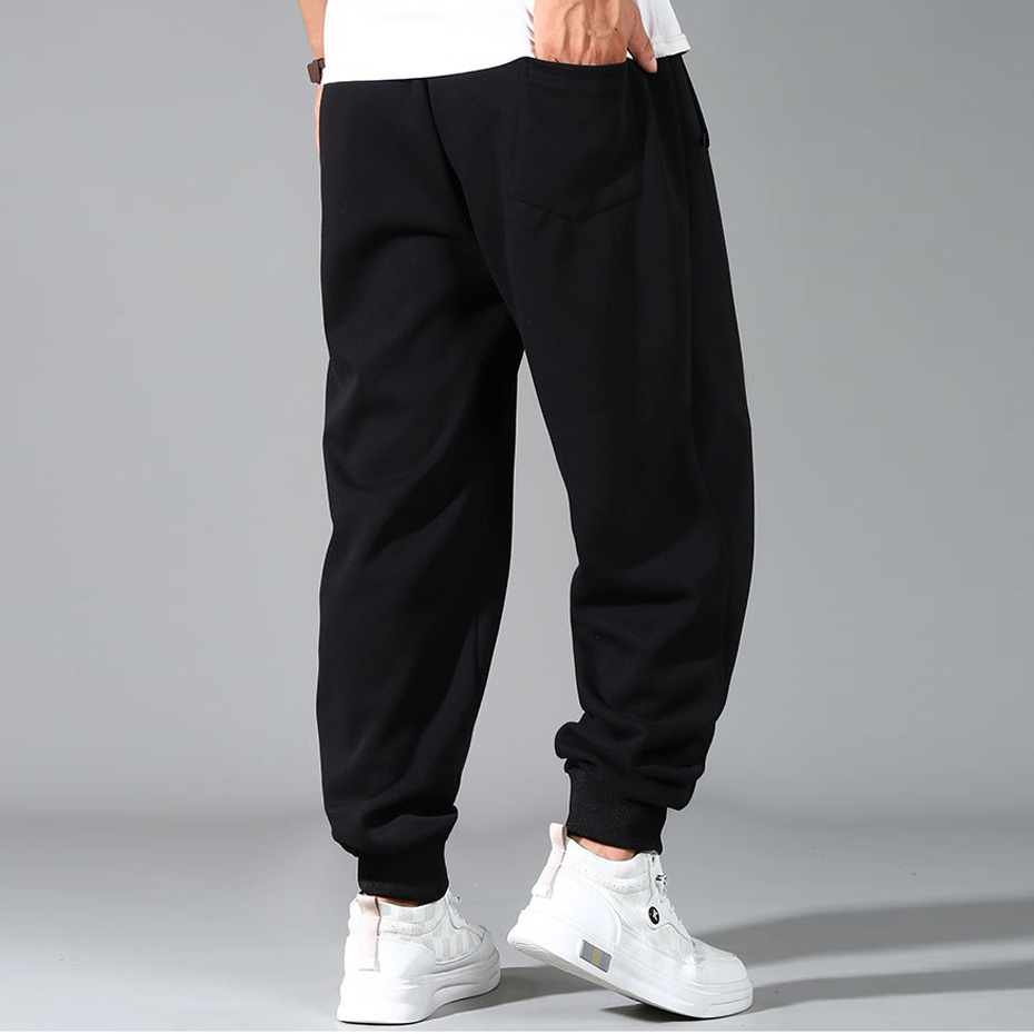 남성용 플러스 사이즈 조거 바지, 스웻팬츠 패션, 캐주 - Men Shoes Joggers 리뷰 및 가격