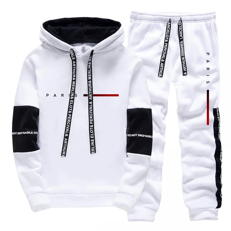 파리 패션 후디 스트리트웨어 남성 세트 후드 스웨트셔츠 - Men Shoes Joggers 리뷰 및 가격