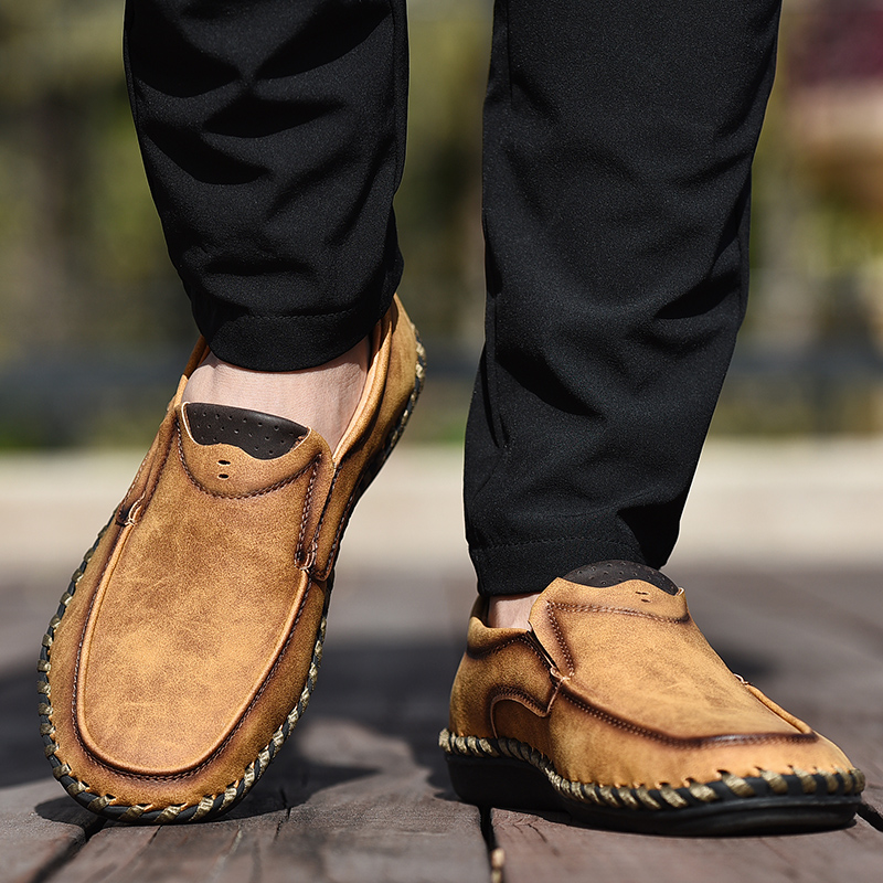 100% 소가죽 캐주얼 스니커즈 남성 스포츠화 통기성  - Men Shoes Under 100 리뷰 및 가격