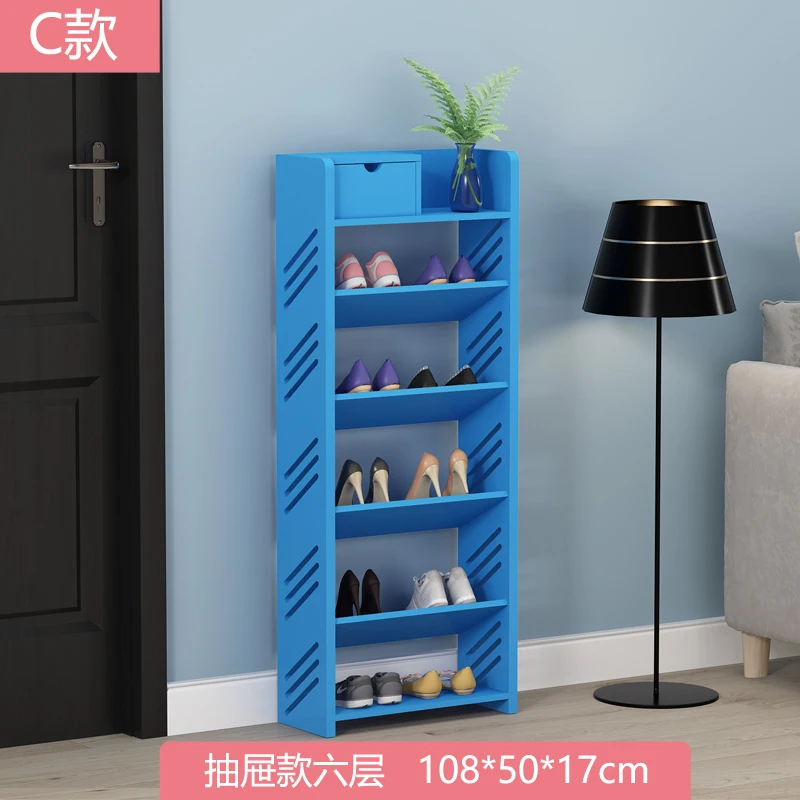 패션 심플 초슬림 사선 삽입형 경제적인 공간 절약형 어 - Men Shoes Rack 리뷰 및 가격