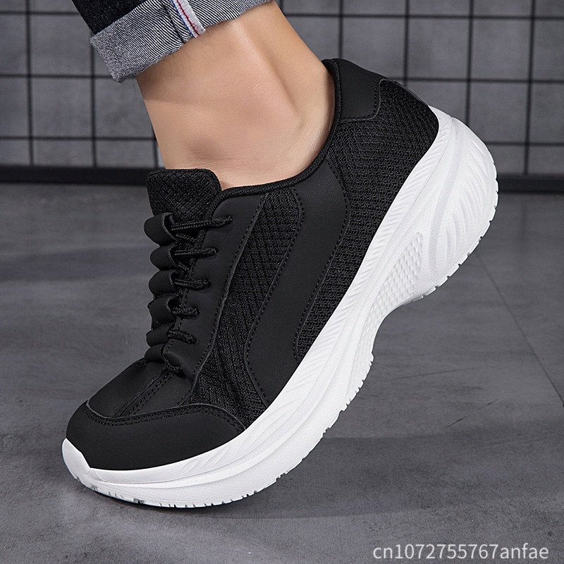 남녀 공용 두꺼운 굽 낮은 캐주얼 와이드 핏 신발, 엄 - Men'S Shoes Diabetic 리뷰 및 가격