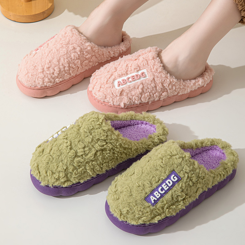 겨울 커플 실내용 미끄럼 방지 남녀 공용 플립플랍 따뜻 - Men'S Shoes To Women'S 리뷰 및 가격