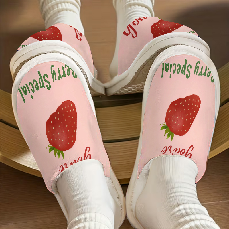 스트로베리 쿼트 럭셔리 플러시 슬리퍼 남녀 겨울용 따뜻 - Men Shoes Quotes 리뷰 및 가격