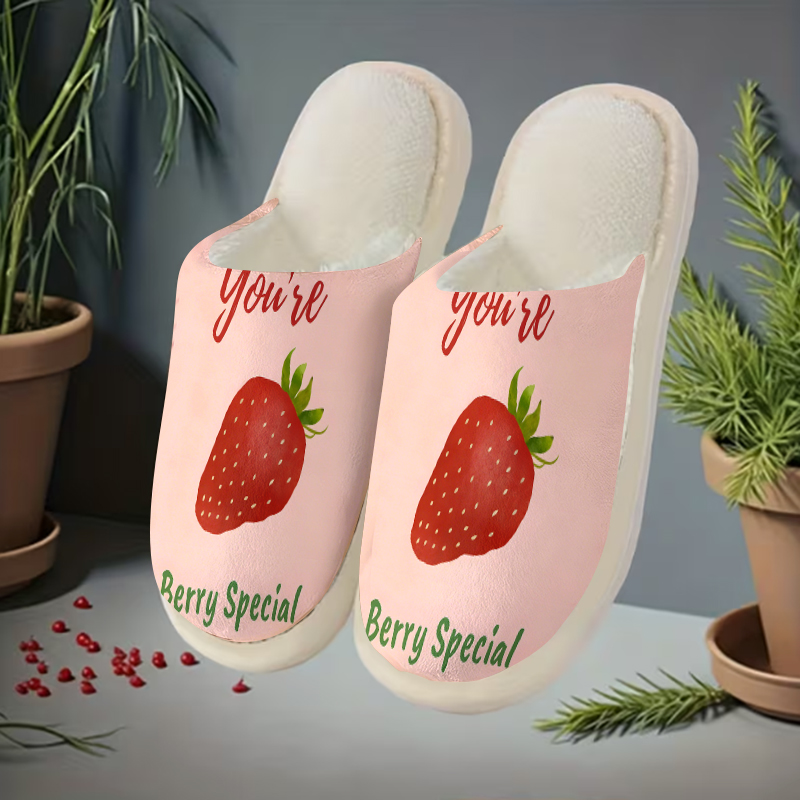 스트로베리 쿼트 럭셔리 플러시 슬리퍼 남녀 겨울용 따뜻 - Men Shoes Quotes 리뷰 및 가격