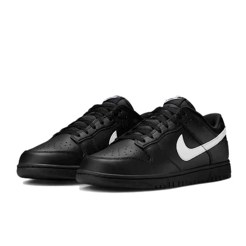 남성용 나이키 덩크 로우탑 스케이트 슈즈 - 블랙/화이 - Men'S Shoes Nike Black 리뷰 및 가격