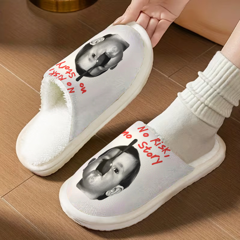 리스크 콰트 럭셔리 플러시 슬리퍼 남녀 겨울용 따뜻한  - Men Shoes Quotes 리뷰 및 가격