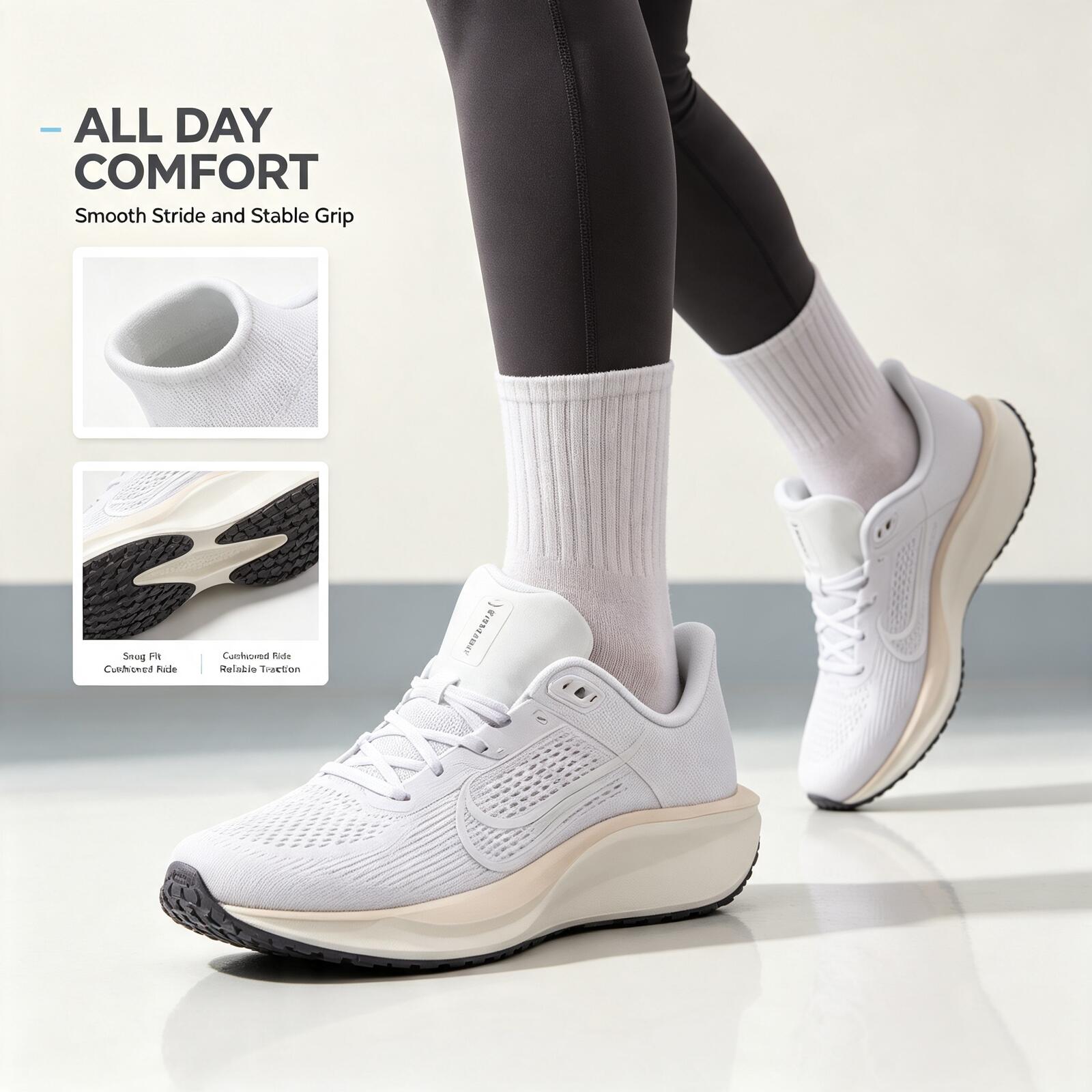 나이키 남성용 한정판 화이트 러닝화, 가벼운 통기성 메 - Men Shoes Size Nike 리뷰 및 가격